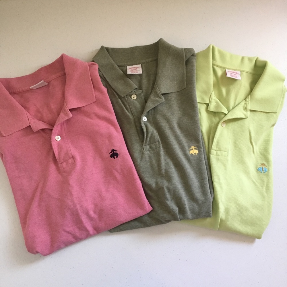 Brooks Brothers Polos Lot of 3 Large